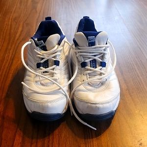 Nike Airliner 174320-141 White/ Blue Leather women’s size   size 8